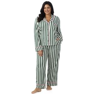 Beauty Sleep Social Halloween 2-Pc Cozy Notch Pajama Top & Pants Set- 3X